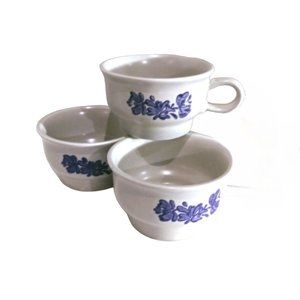 Pfaltzgraff Yorktowne Coffee Cup, Set of 4 Cups,  Soup Cups, Country Kitchen Cup